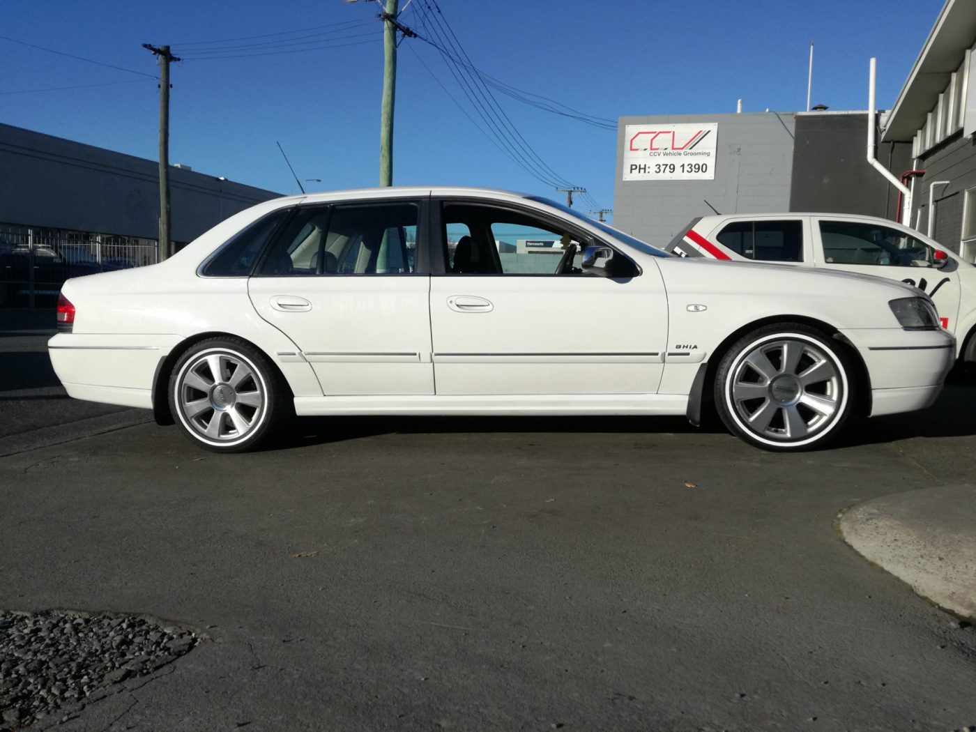 Ford Fairmont Ghia 13mm Whitewalls